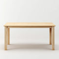 Bureau droit naturel 140 x 70 x 75 cm en pin massif rectangulaire